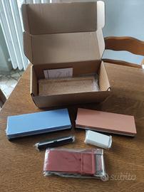 Set pietre per affilare coltelli,nuovo