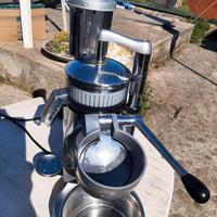 Multigruppo,spremiagrumi,in acciaio