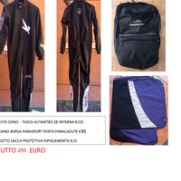 PARACADUTISMO - TUTA - BORSA - SOTTOSACCA