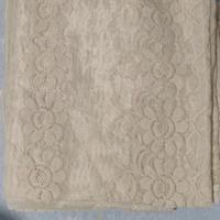 Tenda antica due pannelli ricamo floreale