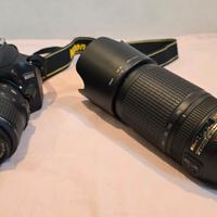 Nikon D3200 18-55  + 70-300 