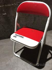 Sedia Pantone rossa bambino