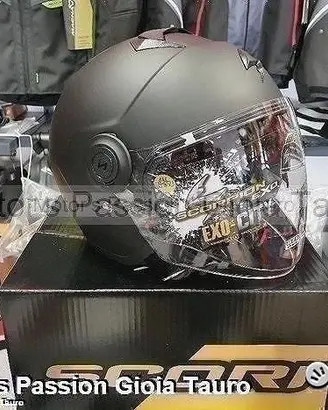 Casco Jet Scorpion EXO City - Solid - Black Matt -