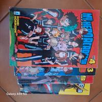 Manga My Hero Academia da vol 1 a vol 4