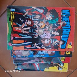 Manga My Hero Academia da vol 1 a vol 4