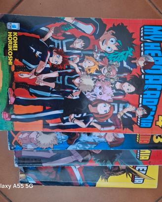 Manga My Hero Academia da vol 1 a vol 4