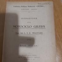 istruzioni motociclo GILERA militare