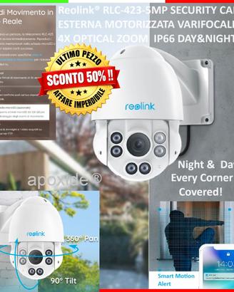 Reolink® RLC-423-5MP★TELECAMERA di SICUREZZA IP66★