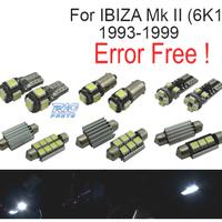 KIT 9 LAMPADE LED INTERNE PER SEAT IBIZA II 6K1 93
