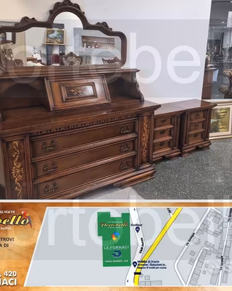 Codice: 8750 TRITTICO STILE CLASSICO IN LEGNO DI