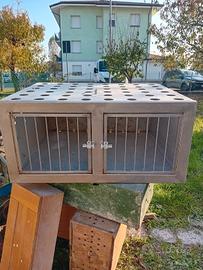 box per trasporto cani in alluminio