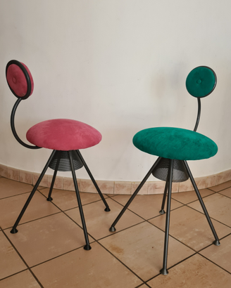 Sedie design anni 70/80 modernariato