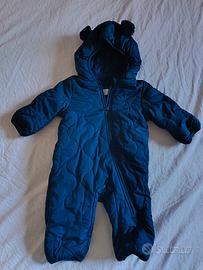 Tuta termica in pile Neonato 3-6 mesi