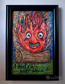 quadro studio ghibli il castello errante di Howl 