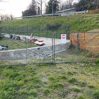 Cancello da cantiere in ferro