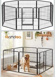 Kennel XL 77X80 NERO 8 pannelli nuovo