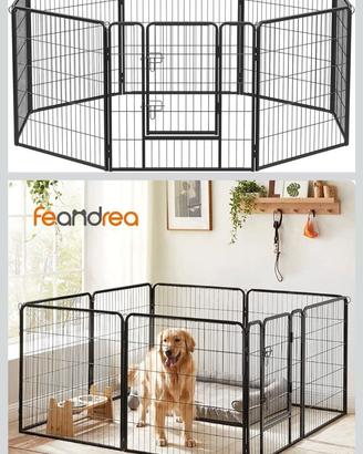 Kennel XL 77X80 NERO 8 pannelli nuovo