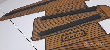 Tappetino pedana Vespa 50 bicolore