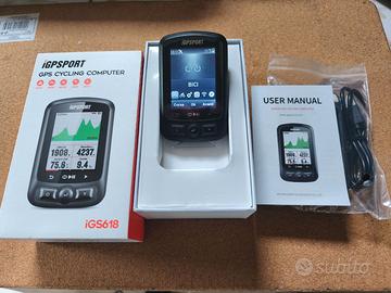 ciclocomputer GPS, ant+,bluetooth  IGP SPORT 618