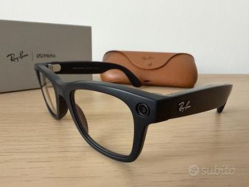 OCCHIALI RAYBAN META WAYFARER GEN 1 MATTE BLACK