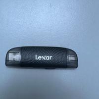 Lexar dual slot reader USB A/C