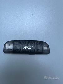 Lexar dual slot reader USB A/C