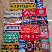 Foulard tifosi calcio Real Barca Benfica Borussia