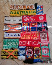 Foulard tifosi calcio Real Barca Benfica Borussia