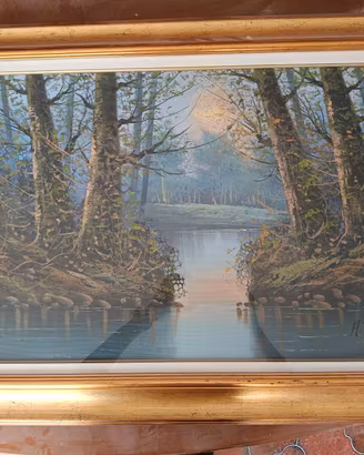 Quadro Boschivo - Ferretti - olio su tela
