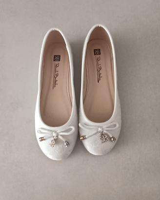 Scarpe Ballerine bianche Renato Balestra