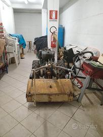 Motocoltivatore Lombardini LDA 100 Con carrello