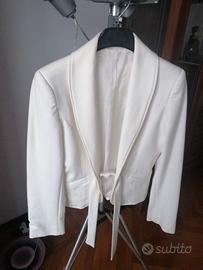 Giacca bianca corta