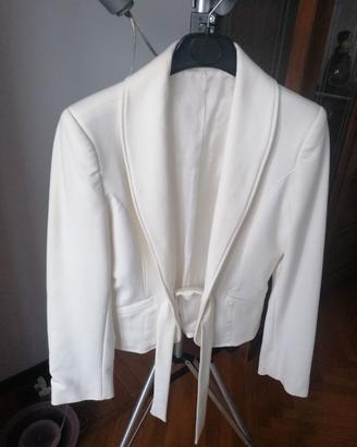 Giacca bianca corta