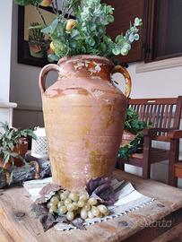 ANTICA ANFORA GROTTAGLIE VASO CAPASA GIARA ORCIO