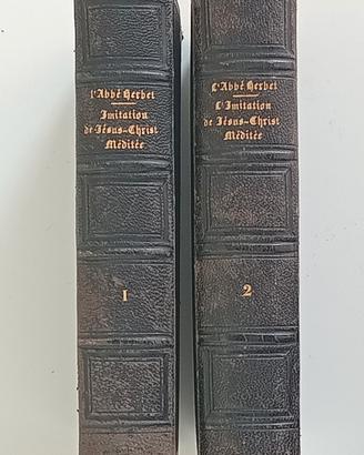 Libri antichi  L'Imitation the Jesus Christ Medité