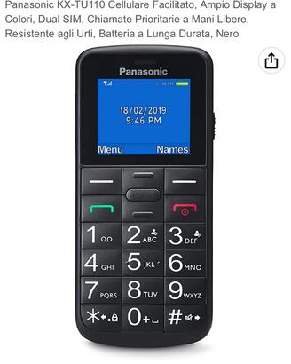 Cellulare facilitato PANASONIC KX-TU110