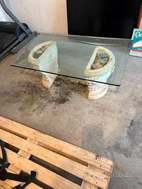 TAVOLO DA SALA IN VETRO