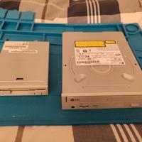 LG DVD-ROM + lettore floppy disk Panasonic
