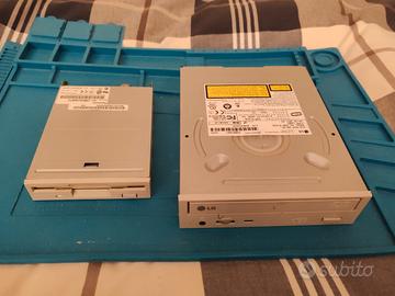 LG DVD-ROM + lettore floppy disk Panasonic