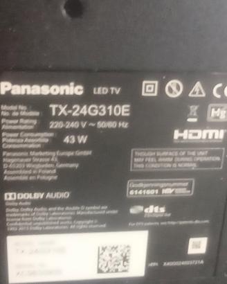 televisore 24 pollici uhd