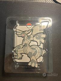Pokemon portacarte Zekrom gomma e carta promo ar