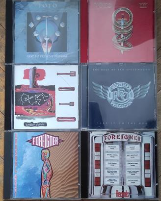 Lotto 6CD Classic Rock  (Foreigner, Toto, REO S.)