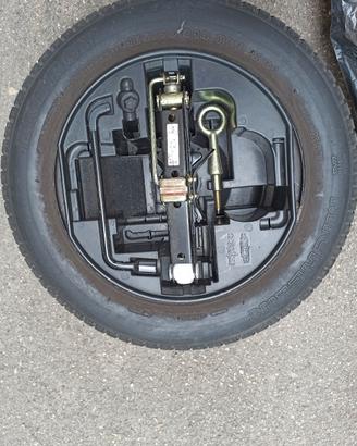 Ruota di scorta originale Citroën C3 con cric
