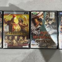 4 Giochi per PC: 2 Age Of Mythology e 2 Imperium