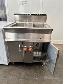 friggitrice a gas LOTUS 13lt x 2 vasche (26 litri)