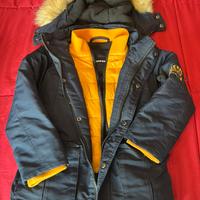 Parka Diesel bambino 3/4 anni 98cm blu