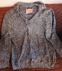 Cardigan ALCOTT Knit bottoni grigio fantasy XXL