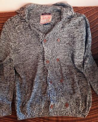 Cardigan ALCOTT Knit bottoni grigio fantasy XXL