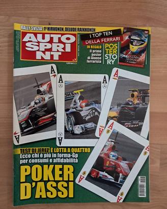 Autosprint 2009 - Poster Alonso in Ferrai F10  - L
