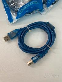 Cavo USB 1,5m Connettore Maschio Maschio